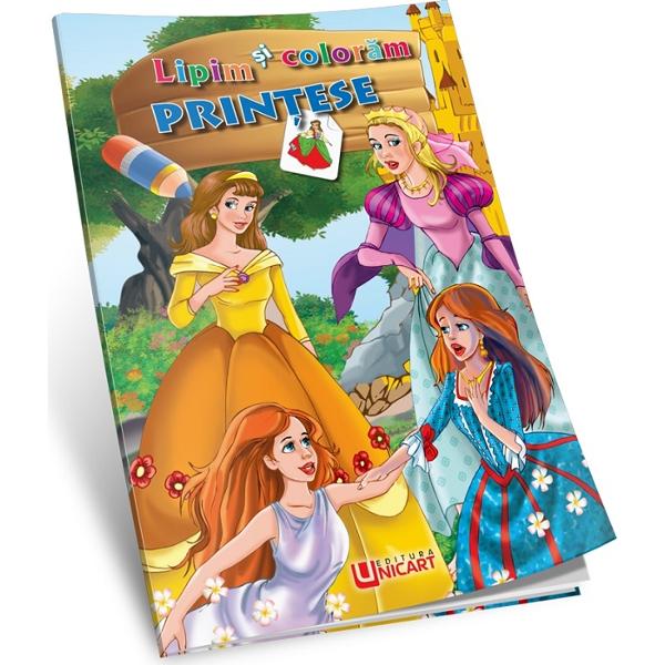 Lipim si coloram. Printese