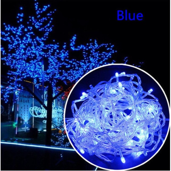 Instalatie de Craciun pentru Exterior - Interior BellFyd®, Led-uri Liniare, 100 Led-uri, decoratiune si ornamente, Led-uri Albastre