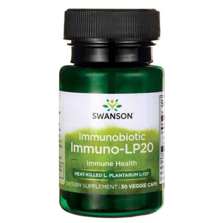 Immunobiotic, Lactobacillus plantarum, Swanson, 30 capsule SWA028
