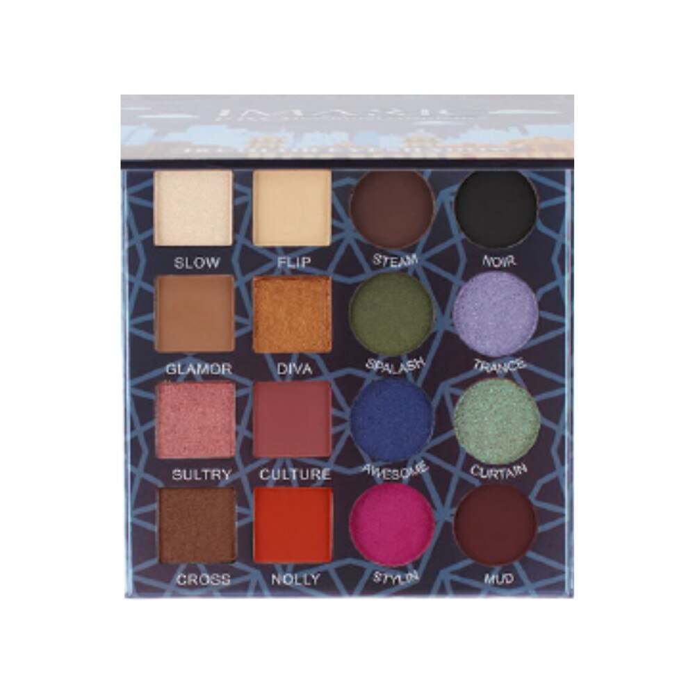 Fard de pleoape cu 16 culori, Imagic, Multicolor