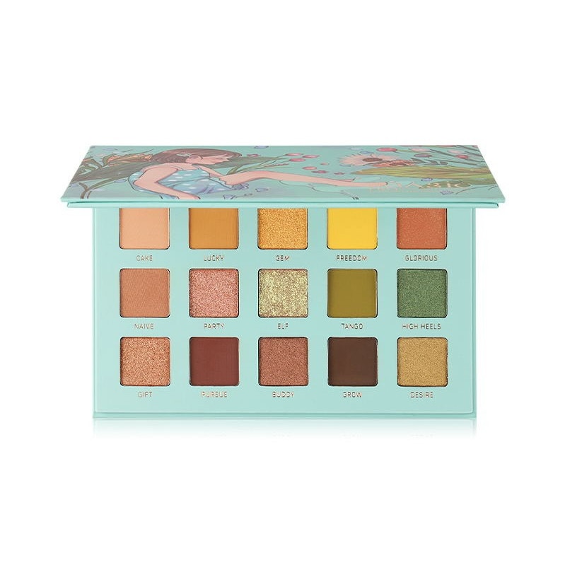 Fard de pleoape High Heels cu 15 culori, Imagic, Multicolor