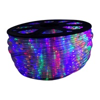instalatie de craciun tip furtun luminos  pentru exterior  lungime 20 metri  8 jocuri de lumini  controler inclus  lumina multicolor imagen 32_0_
0