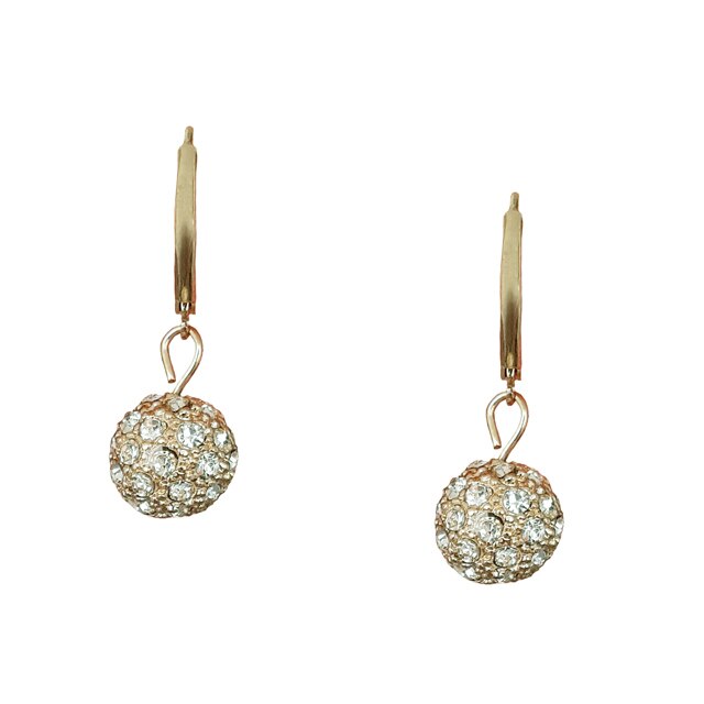 Cercei dama, aurii, 3 cm inaltime