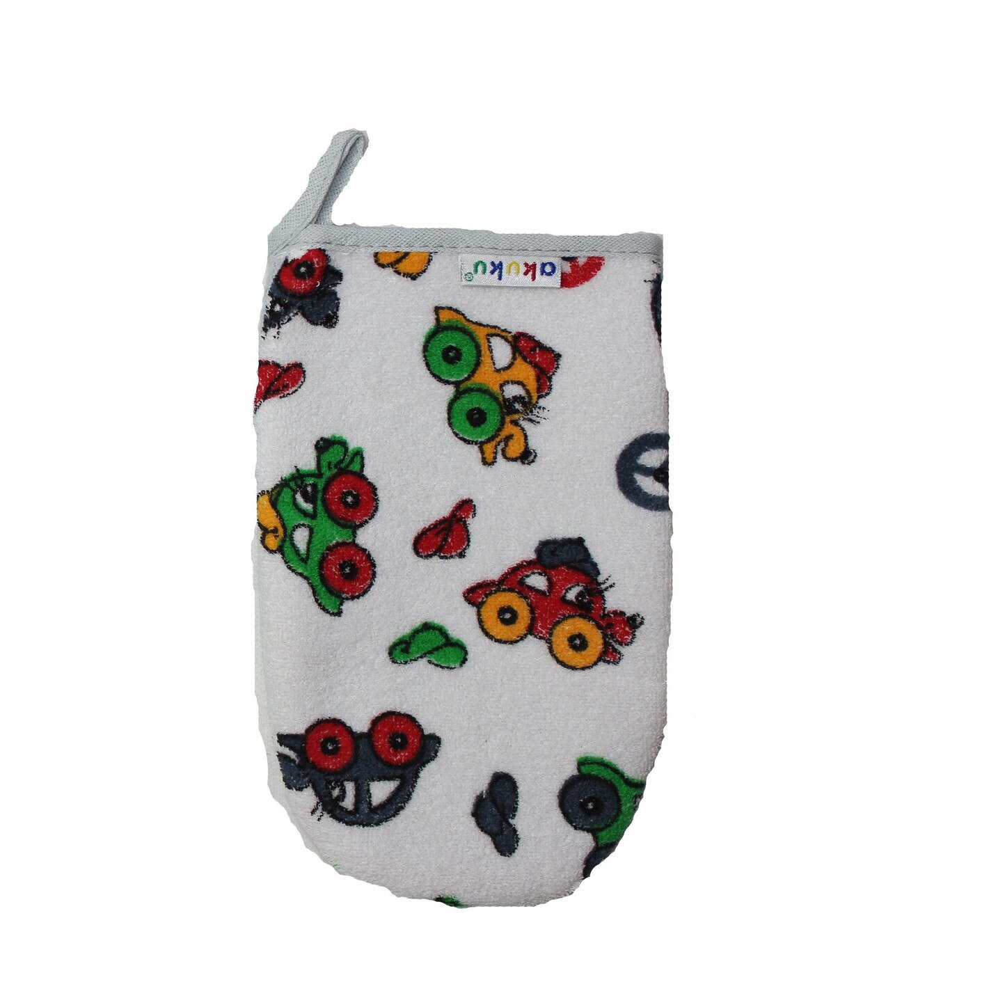 Manusa de baie, masinute, gri, 18 x 10 cm