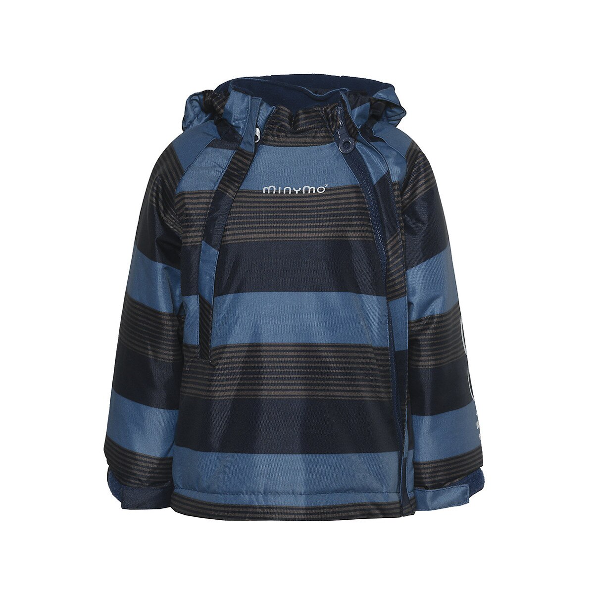 Geaca de iarna baieti, Minymo, multicolor, 98 cm, 24-30 luni