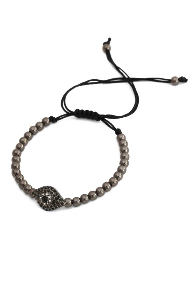 Bratara Luxury Eye, Negru, Reglabila