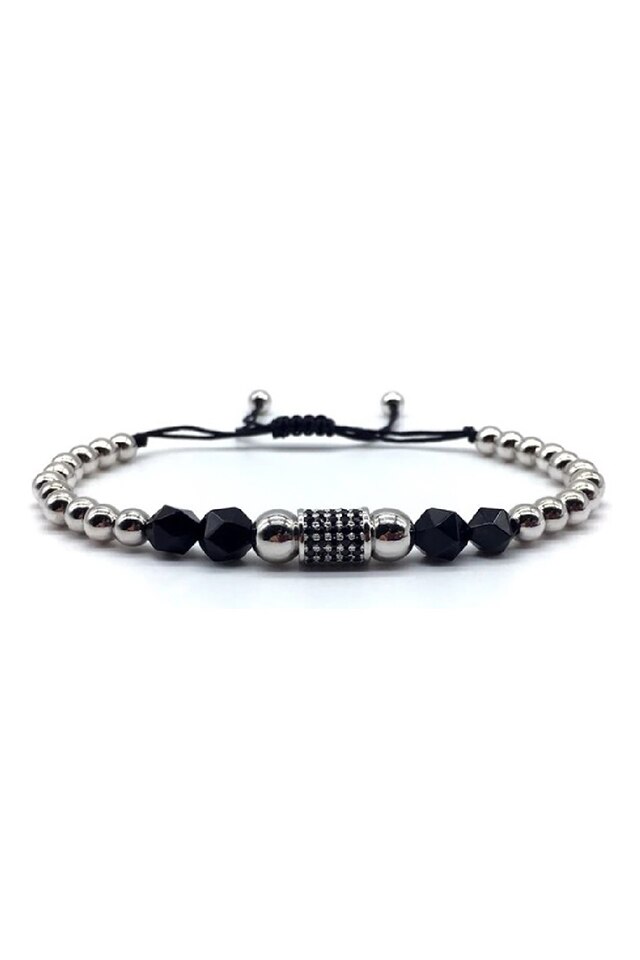 Bratara Natural Luxury Craft, Placata cu aur de 18K, Argintiu, Reglabila