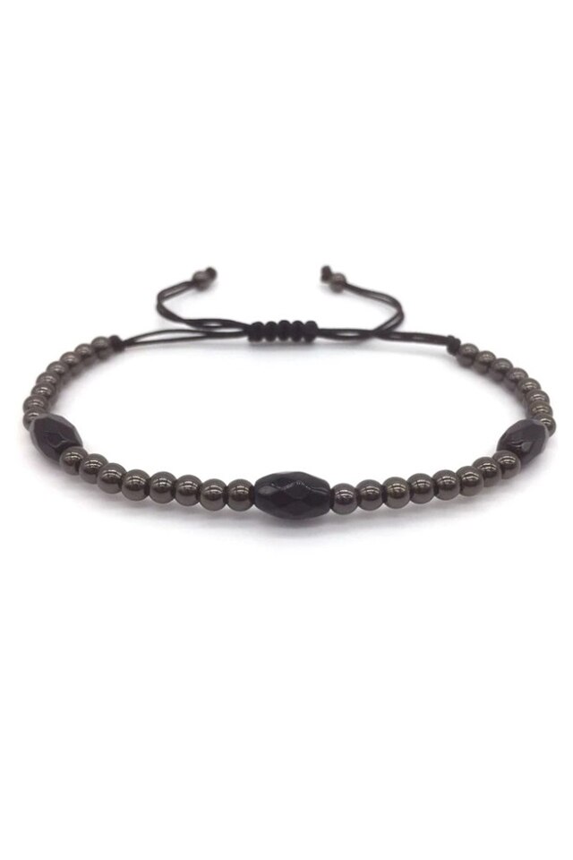Bratara Luxury Combo, Placata cu aur de 18K, Negru, Reglabila