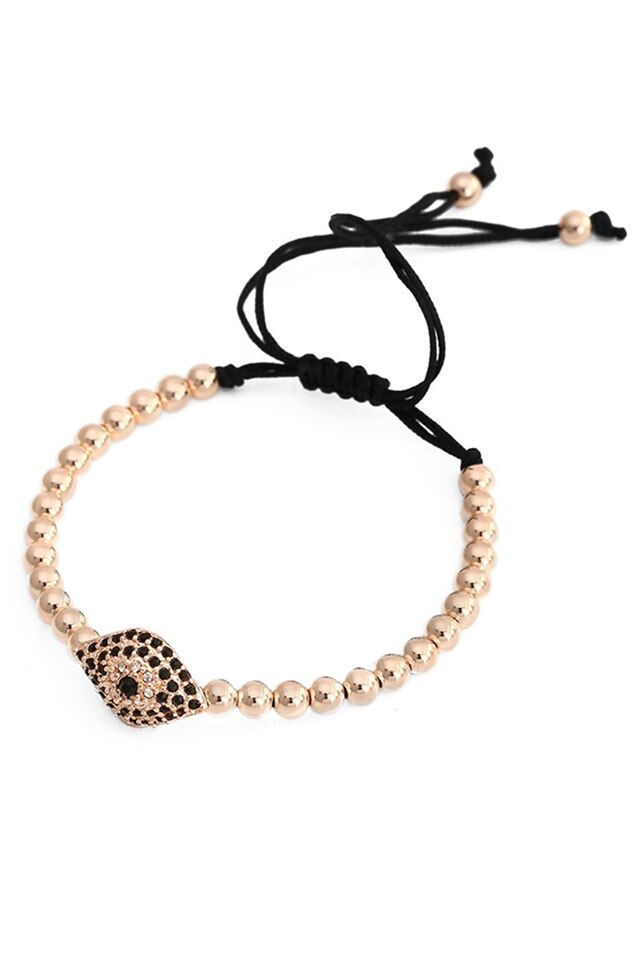 Bratara Luxury Eye, Rose, Reglabila