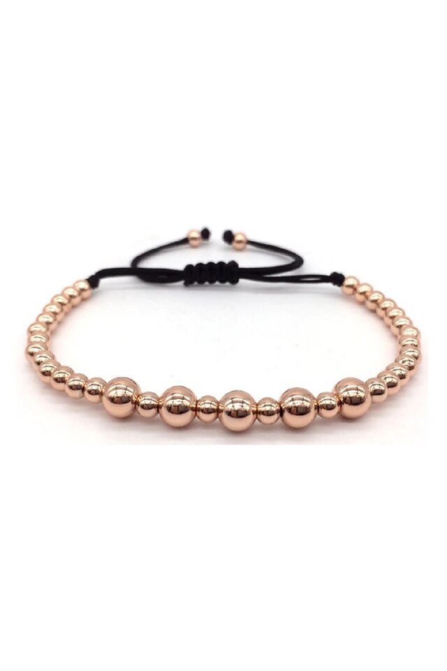 Bratara Luxury Bangles, Placata cu aur de 18K, Rose, Reglabila