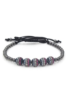 Bratara Luxury Five Colorful, Negru, Reglabila Bratara Luxury Five Colorful, Negru, Reglabila