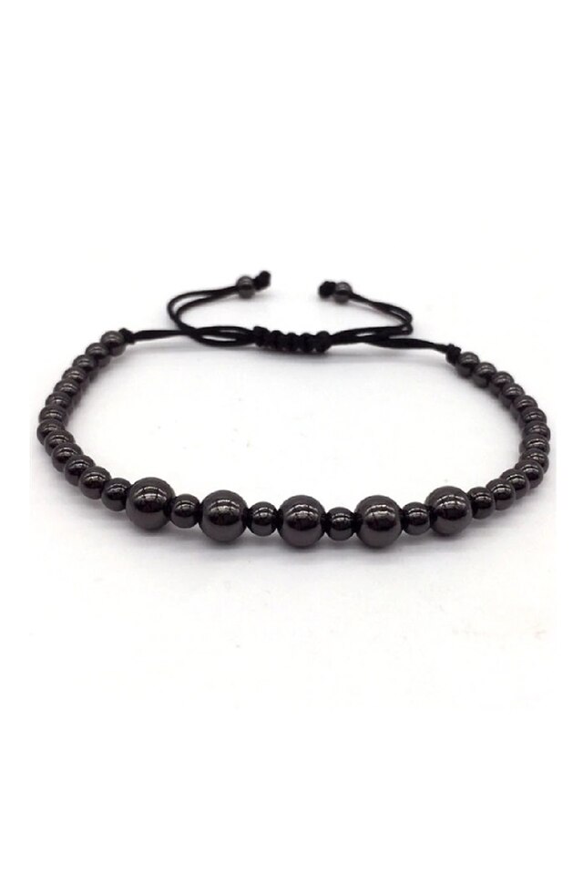 Bratara Luxury Bangles, Placata cu aur de 18K, Negru, Reglabila