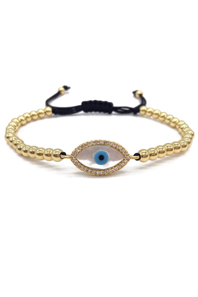 Bratara Luxury Look, Placata cu aur de 18K, Auriu, Reglabila