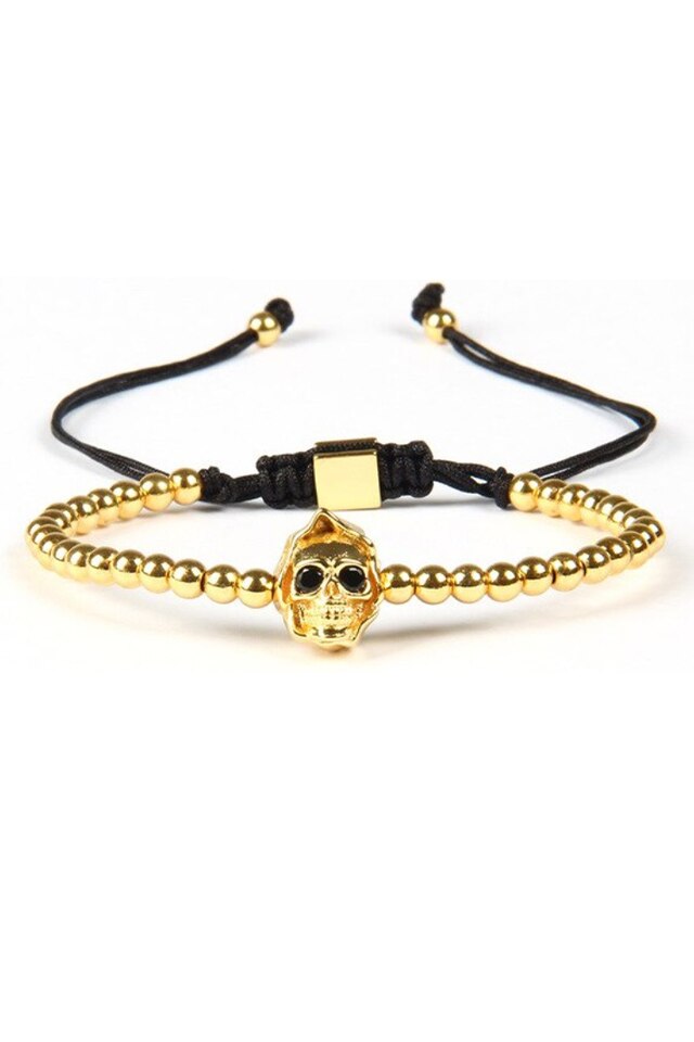 Bratara Luxury Ripper, Placata cu aur de 24K, Auriu, Reglabila