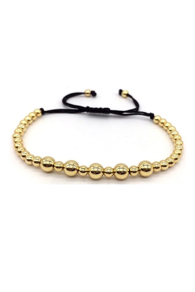 Bratara Luxury Bangles, Placata cu aur de 18K, Auriu, Reglabila