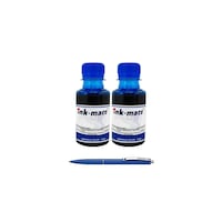 pachet flacon refill cerneala ink-mate 2x 100ml cyan hp c2p11ae 651 si pix schneider imagen 54_0_
0