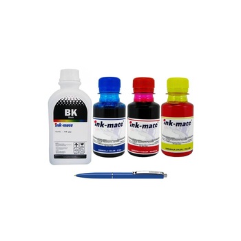 Pachet Flacon Refill Cerneala Ink-Mate 1X 500ml Negru HP N9K06AE (304), 1X 100ml Cyan HP N9K05AE (304), 1X 100ml Magenta HP N9K05AE (304), 1X 100ml Yellow HP N9K05AE (304) si Pix Schneider Pachet Flacon Refill Cerneala Ink-Mate 1X 500ml Negru HP N9K06AE (304), 1X 100ml Cyan HP N9K05AE (304), 1X 100ml Magenta HP N9K05AE (304), 1X 100ml Yellow HP N9K05AE (304) si Pix Schneider