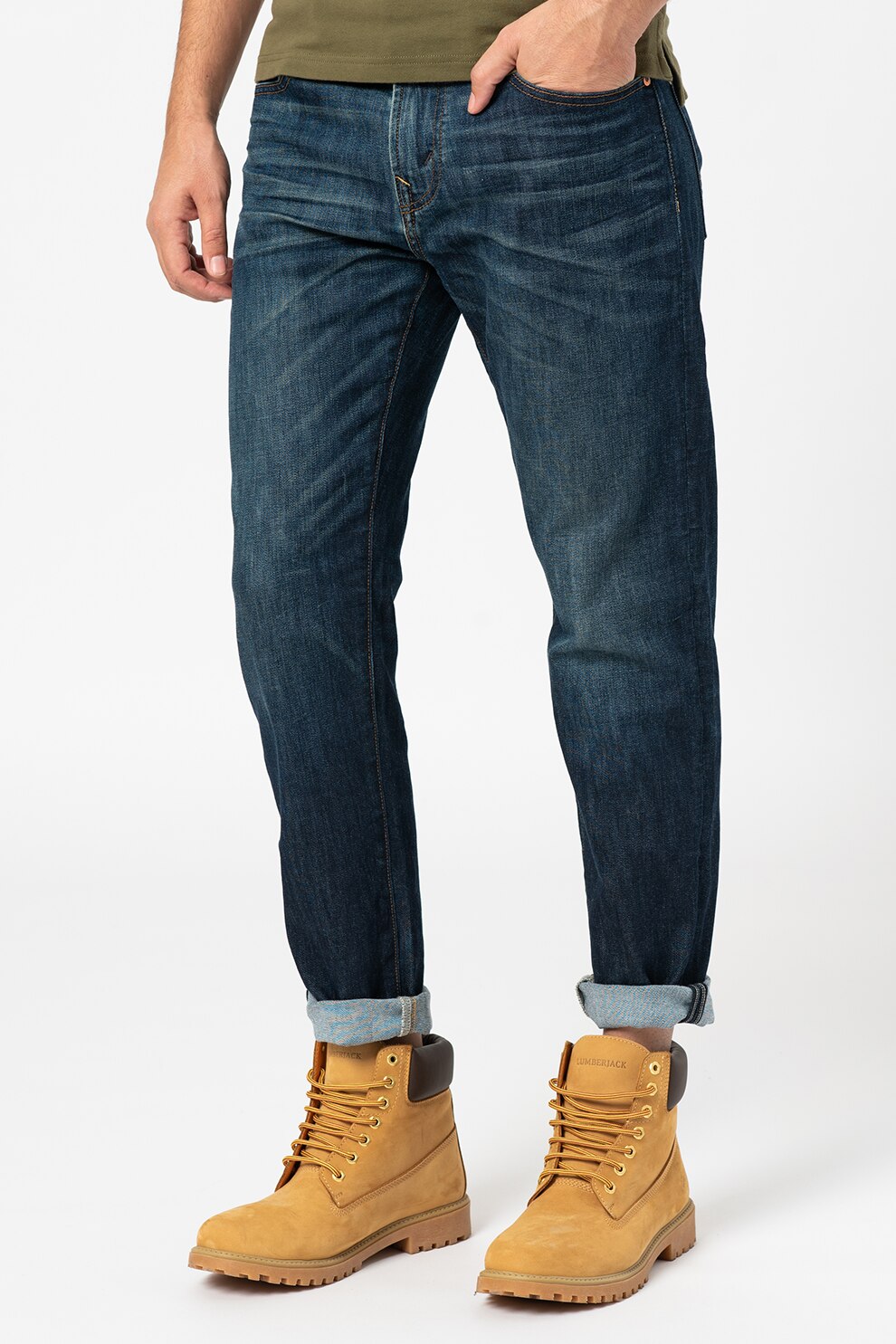 American Eagle, Blugi slim fit, Bleumarin, W31-L32