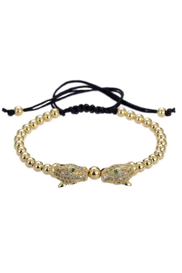 Bratara Luxury Jaguar, Pwo-20, Auriu, Reglabila