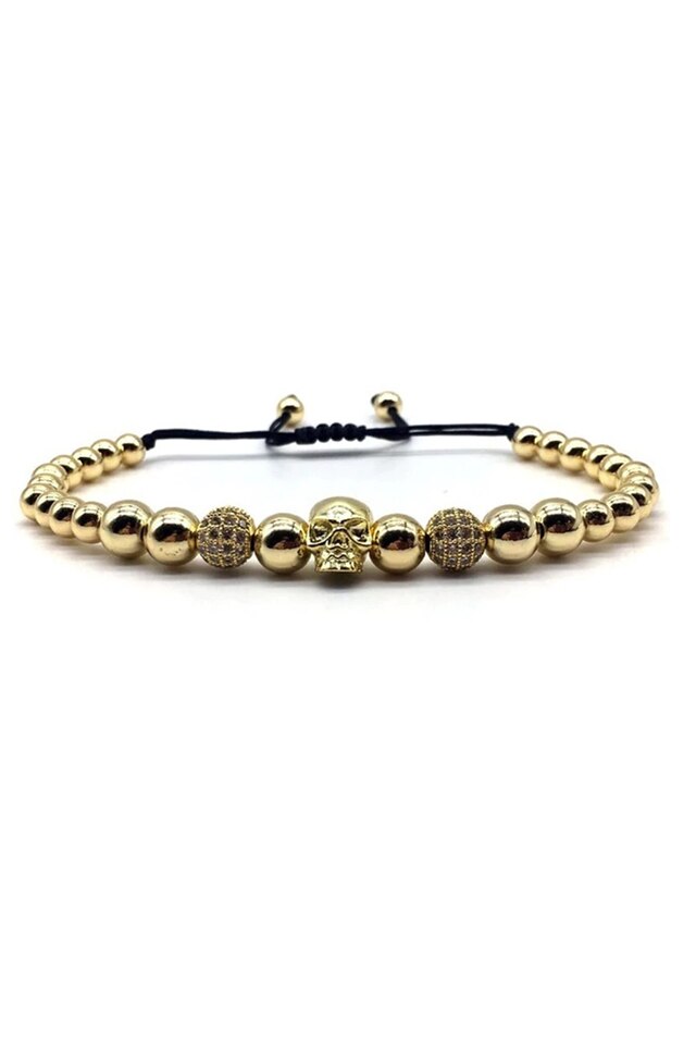 Bratara Luxury Spain, Placata cu aur de 18K, Auriu, Reglabila