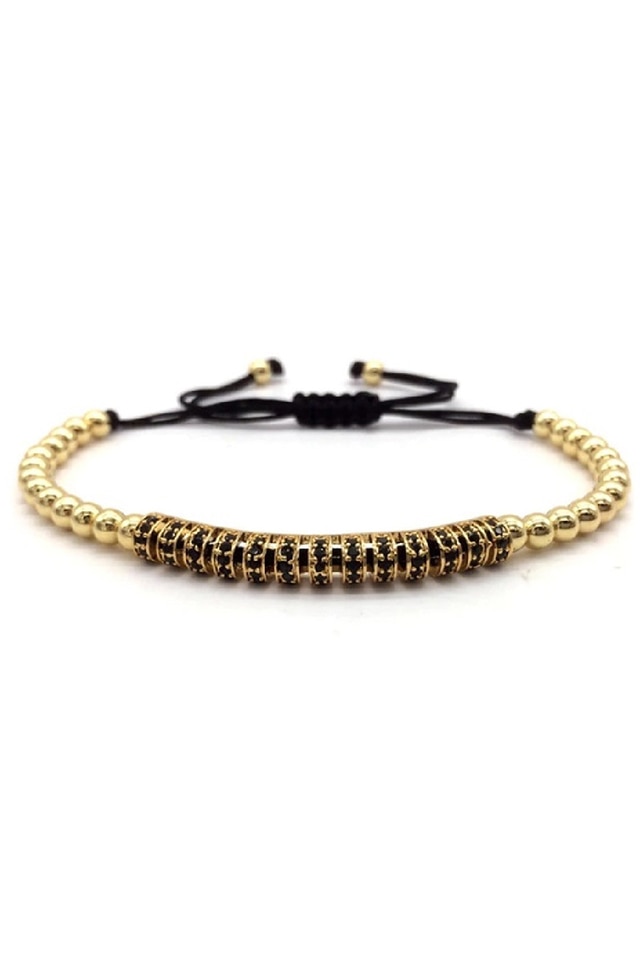 Bratara Bar Luxury, Placata cu aur de 18K, Zwo-13, aurie