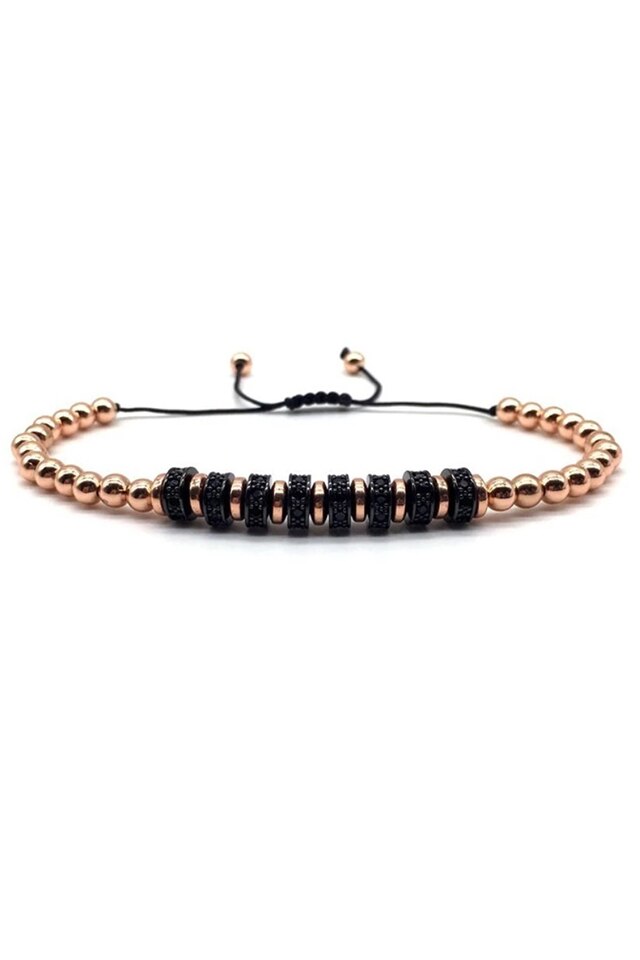 Bratara Luxury Miami, Placata cu aur de 18K, Pwo-40, rose