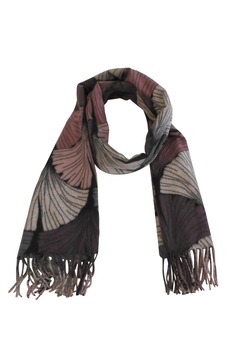 Fular 180 cm x 70 cm, cu imprimeu, roz Fular 180 cm x 70 cm, cu imprimeu, roz