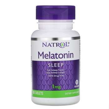 Supliment alimentar Natrol Melatonina 1mg, 90 comprimate Supliment alimentar Natrol Melatonina 1mg, 90 comprimate