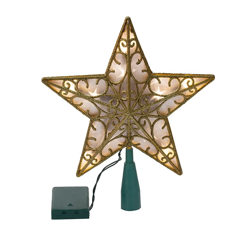 Stea cu lumina pentru brad