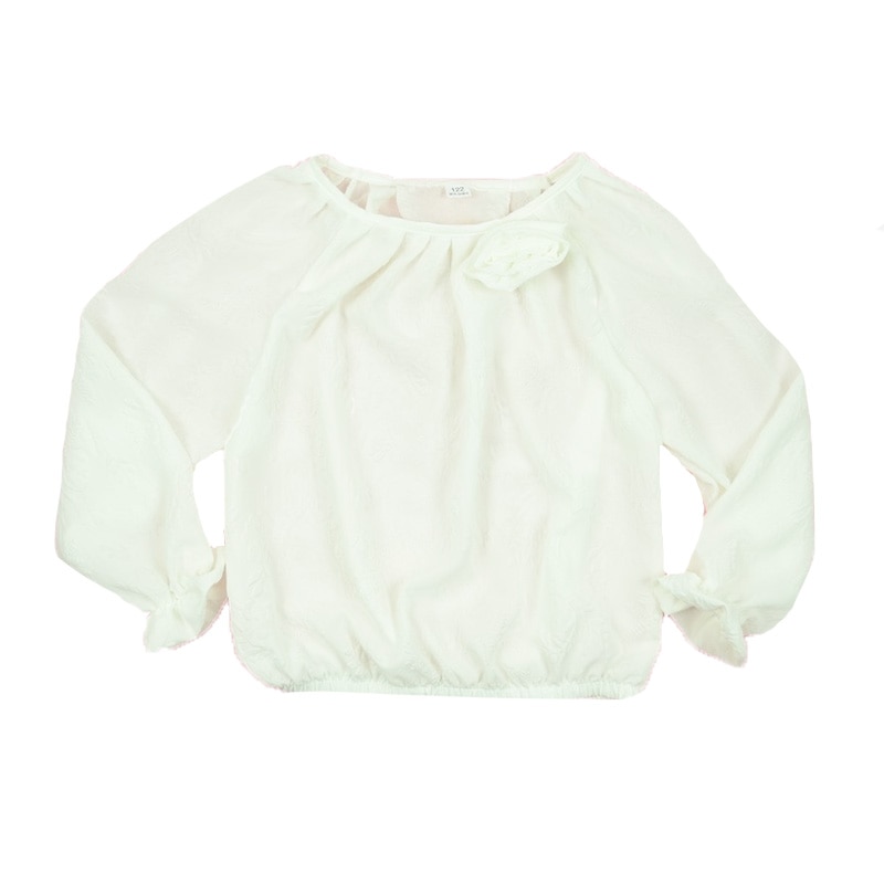 Bluza eleganta cu maneca lunga, Alessia, Crem