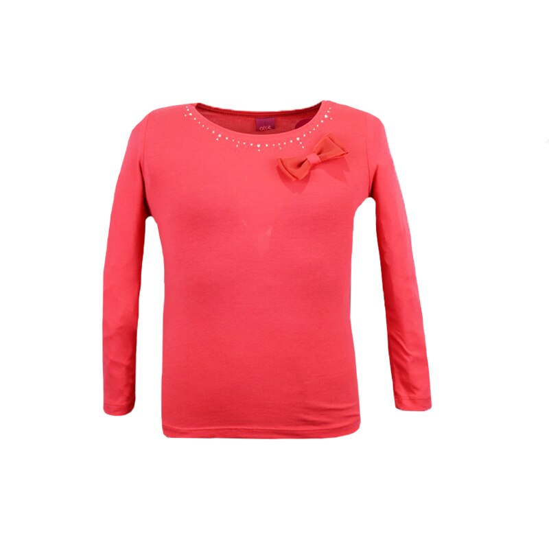 Bluza eleganta cu maneca lunga pentru fete Atut 7197, Rosu, 104