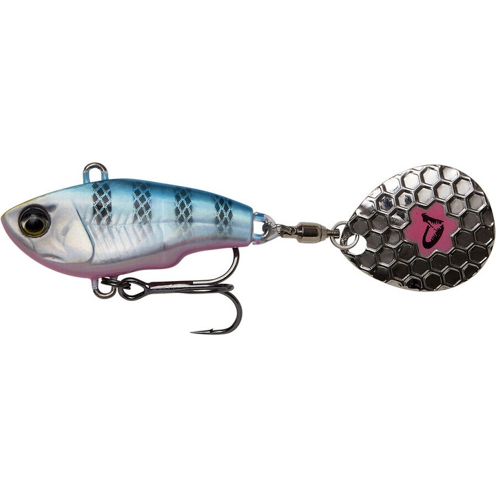 Vobler Savage Gear Fat Tail 6.5Cm 16G Sinking Blue Silver Pink