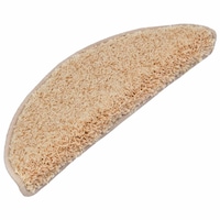 Set de 15 covorase de scari, vidaXL, Polipropilena, 65 x 25 cm, 700 g / m², Crem