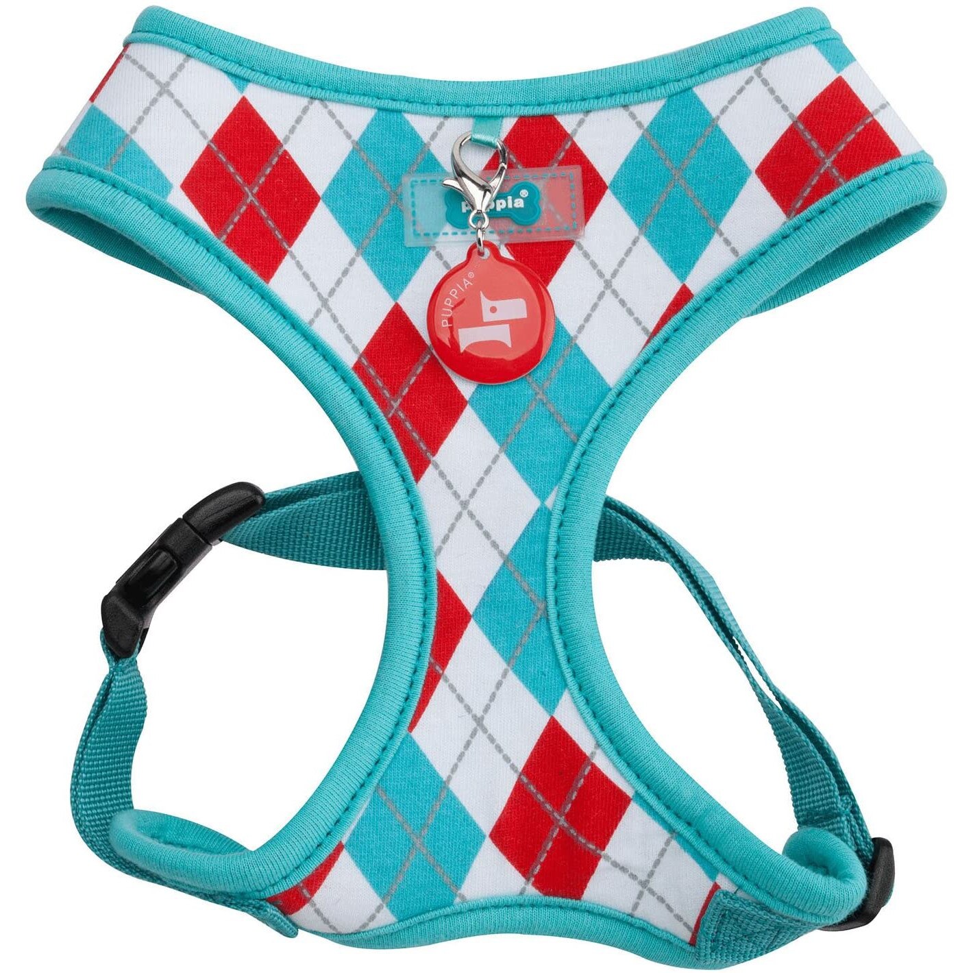 Ham caini Puppia Argyle A, albastru, M