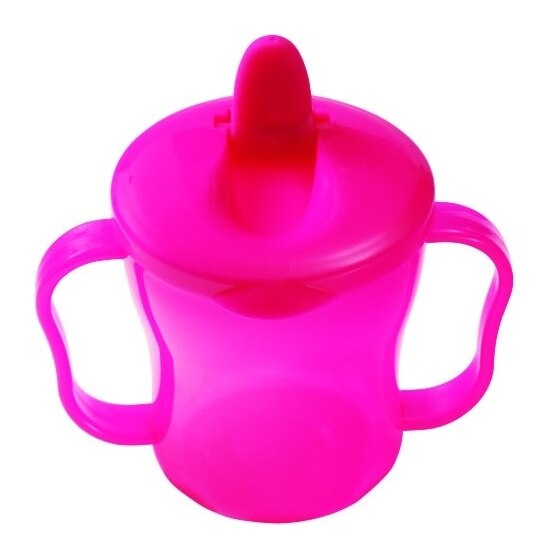 BabyOno - Canita cu Cioc Moale Retractabil Roz