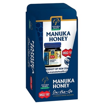 Miere de Manuka MGO 100+ Manuka Health, 12 plicuri Miere de Manuka MGO 100+ Manuka Health, 12 plicuri