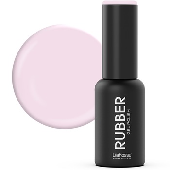 Oja semipermanenta, Lila Rossa, Rubber, 027 Delicate Peony, 7 ml Oja semipermanenta, Lila Rossa, Rubber, 027 Delicate Peony, 7 ml