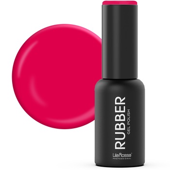 Oja semipermanenta, Lila Rossa, Rubber, 033 Hot Fuchsia, 7 ml Oja semipermanenta, Lila Rossa, Rubber, 033 Hot Fuchsia, 7 ml