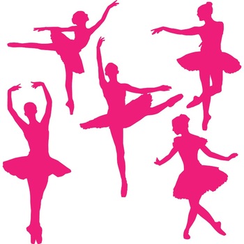 Set Decoratiuni camera bebe - Balerine - Roz - 10 buc Set Decoratiuni camera bebe - Balerine - Roz - 10 buc