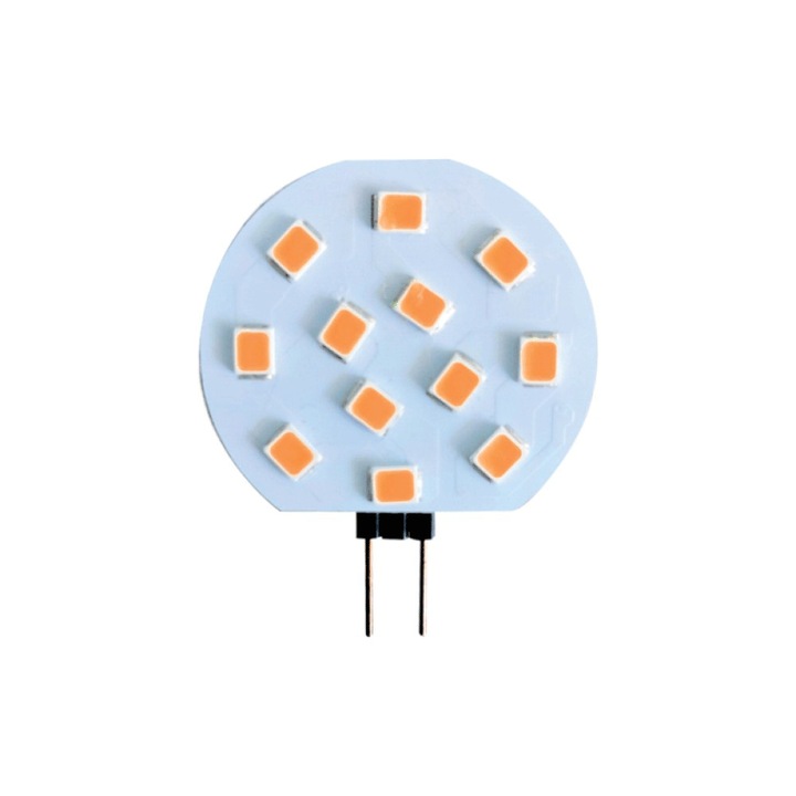 LED лампа плочка Lightex, SMD, 2W, AC/DC,12V, G4 NW, 4000K