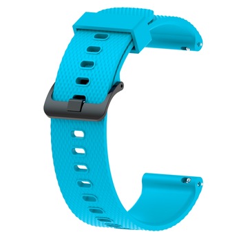 Curea ceas silicon compatibil Garmin Vivoactive 3 , albastru deschis Curea ceas silicon compatibil Garmin Vivoactive 3 , albastru deschis