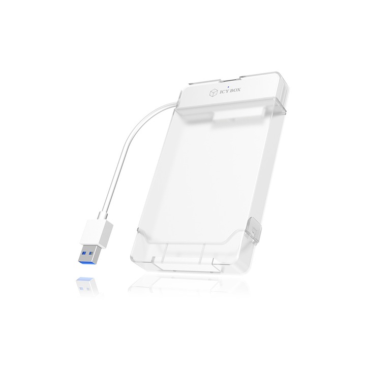 Адапторен кабел RAIDSONIC IB-AC703-U3, USB 3.0, за 2.5'' SATA дискове, с калъф