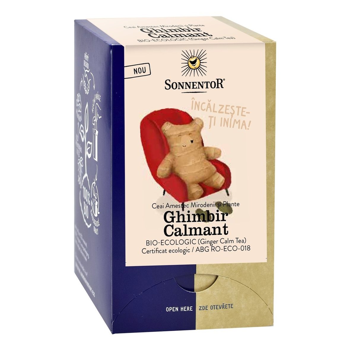 Ceai Plic Ghimbir Calmant 18Plic Ai Eco