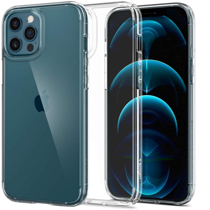 Силиконов гръб NORDIC, Apple iPhone 12 Pro Max, Classic Air, Прозрачен