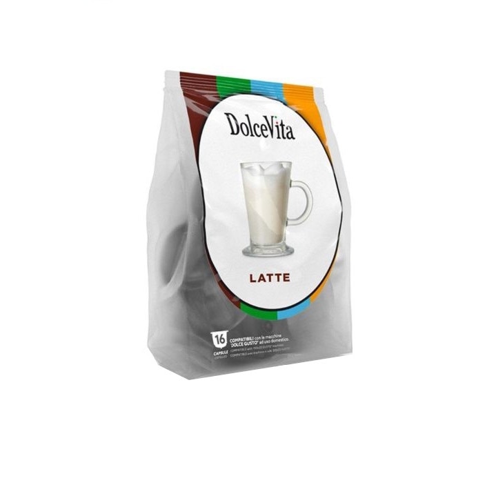 Capsule Latte Dolce Vita, 16 buc Compatibile Dolce Gusto, 176g