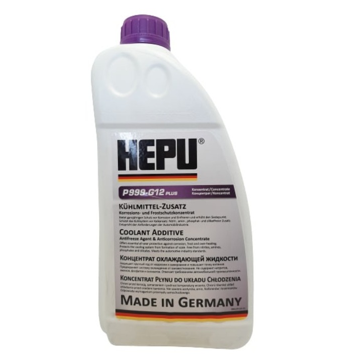 Антифриз, HEPU, G12, Червен, 1.5л.