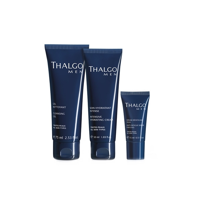 Set Cadou Thalgo Men crema 50ml, serum ochi 15ml, Gel curatare ten, 75ml