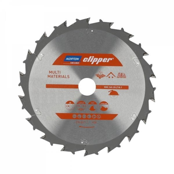 Disc multimaterial, Norton, 160 x 20 mm Z18