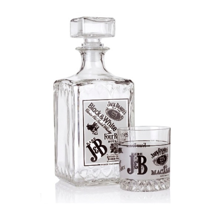 Комплект от 7 чаши с гарафа Decover WHISKY