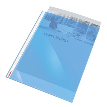 Folie de protectie Esselte, A4, cristal, 55 mic, culoare Albastru, set de 10 buc. Folie de protectie Esselte, A4, cristal, 55 mic, culoare Albastru, set de 10 buc.